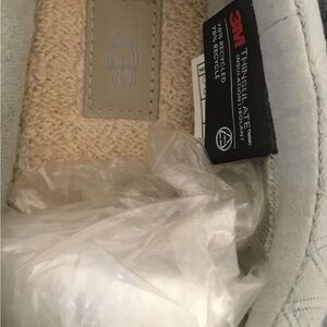 Women's UGG Tasman LTA Puff Signature Grey Slippers NWOB